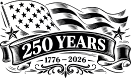 250 Years banner design