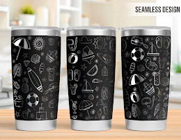 Beach Tumbler designs