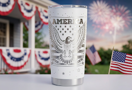 America Eagle Wings design